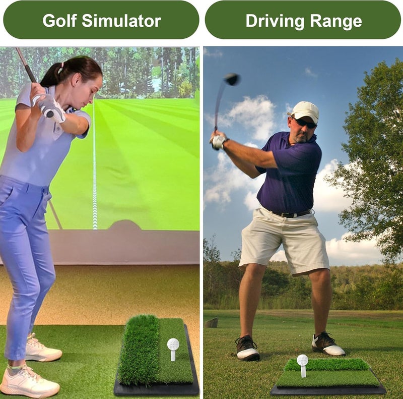 TROLLBIRD Premium Rubber Golf Tees for Mats Golf Tee Holder for Driving Range Simulator Hitting Mats and Outdoor Training 6 Sizes Rubber Tees & 6pcs 3-1/4 Tees (12 Pcs) - Image 2